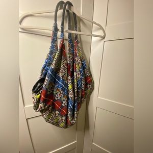 Colorful fabric purse